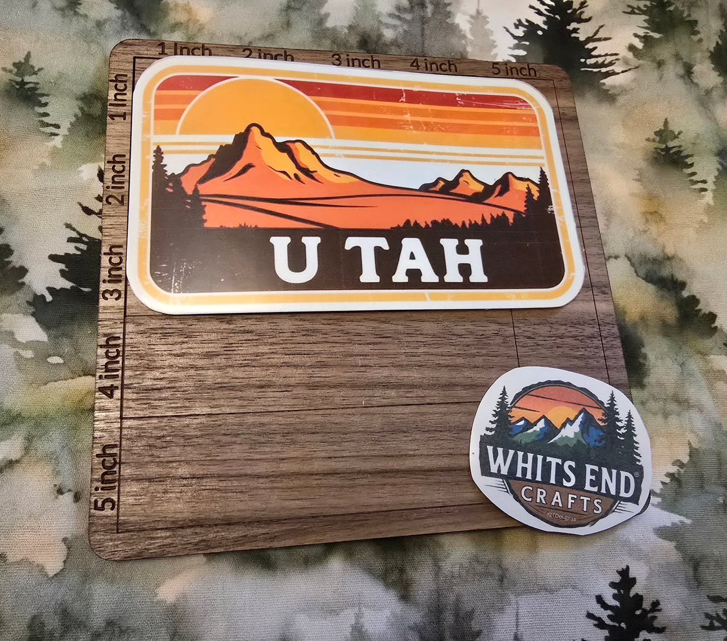 Vintage 70's Style Utah Sticker