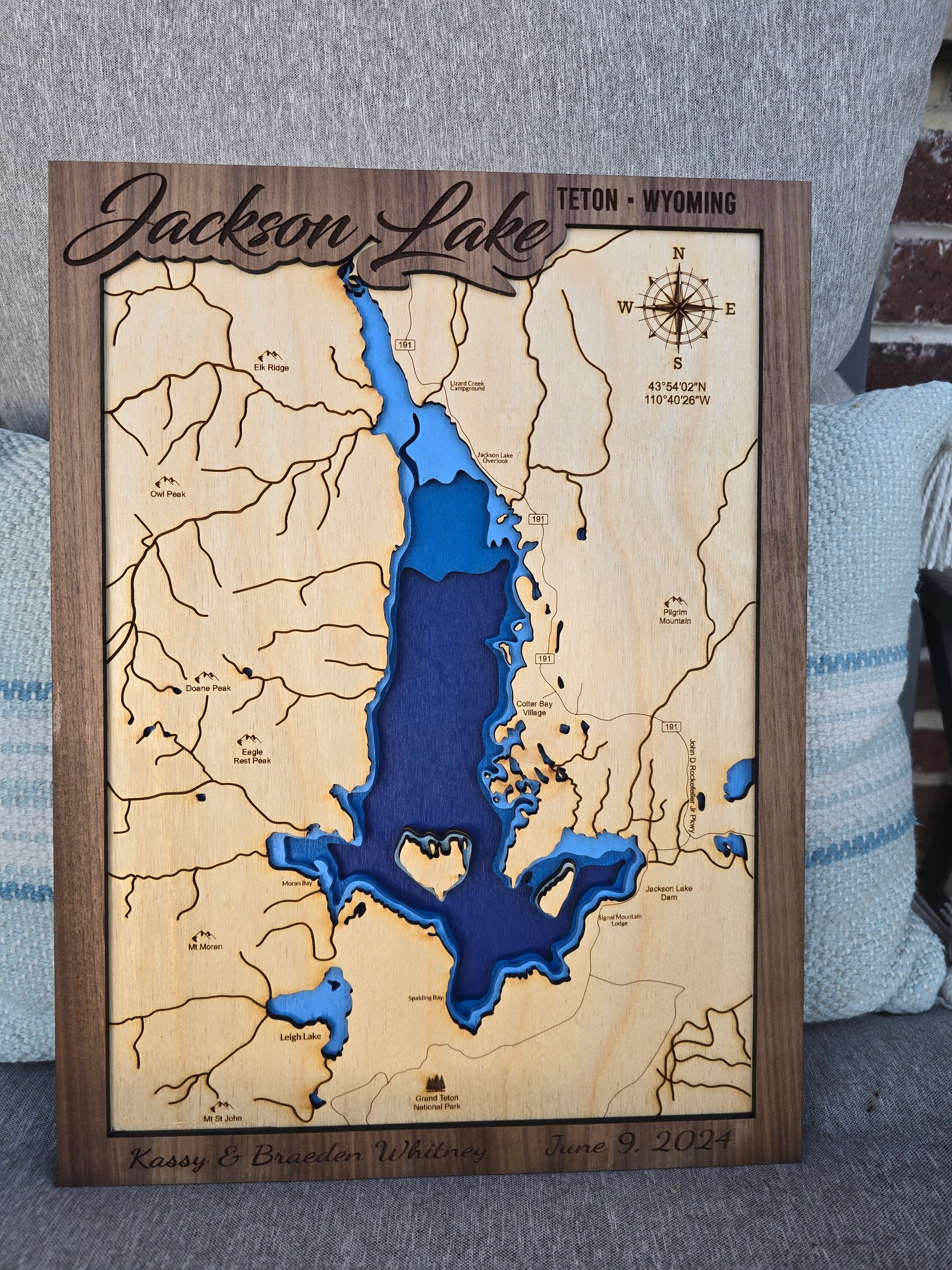 Jackson Lake Layered Lake Map