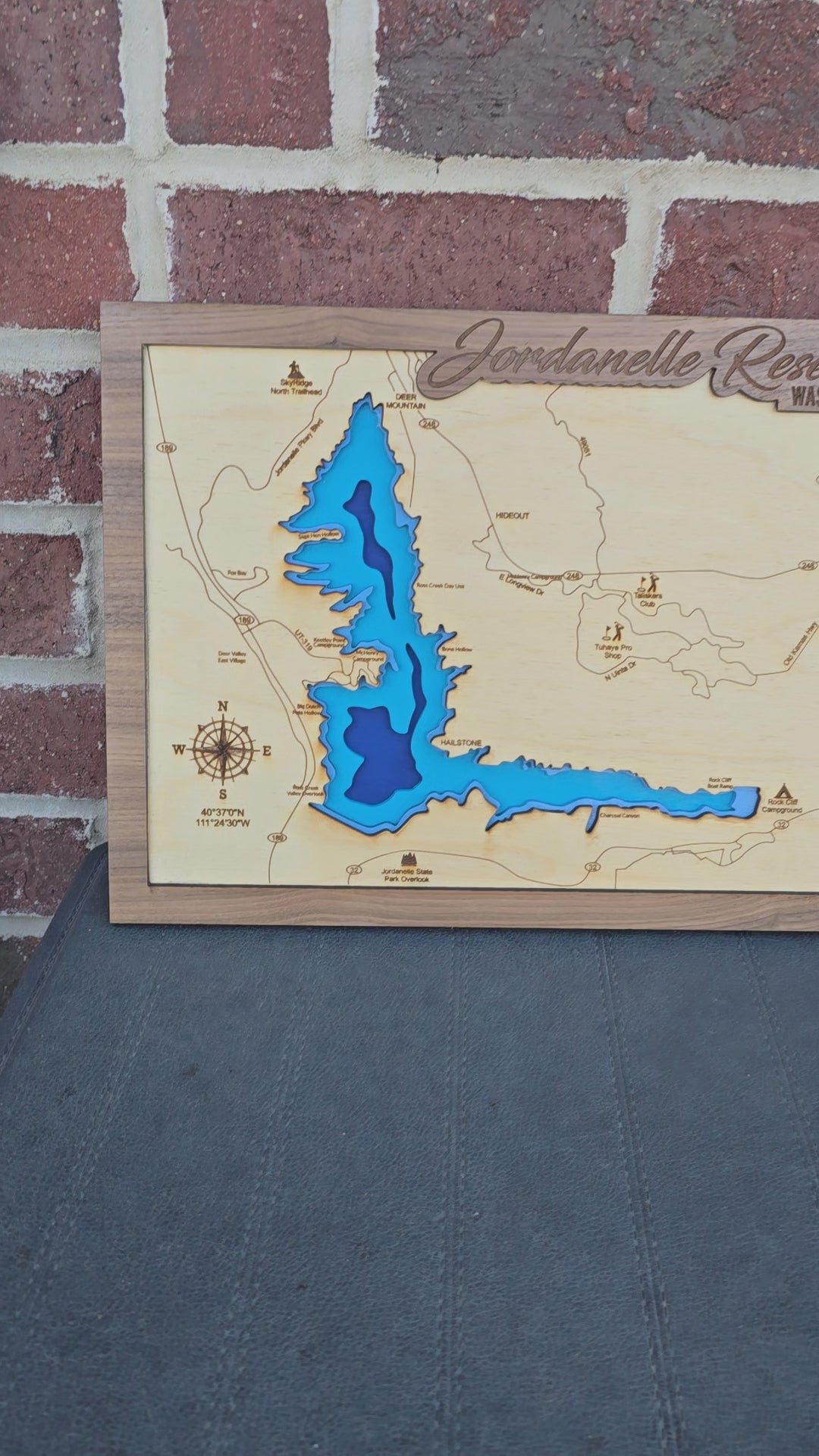 Jordanelle Reservoir Layered Lake Map – Whits End Crafts (2TDesignss ...