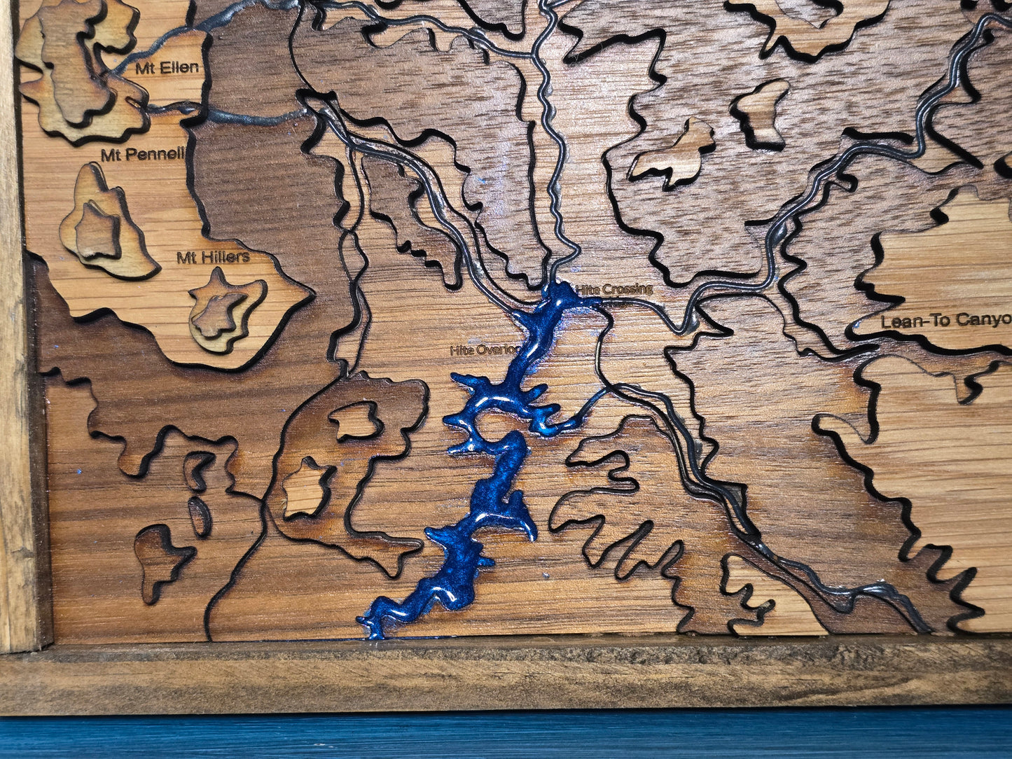 Canyonlands National Park Dark Wood Map