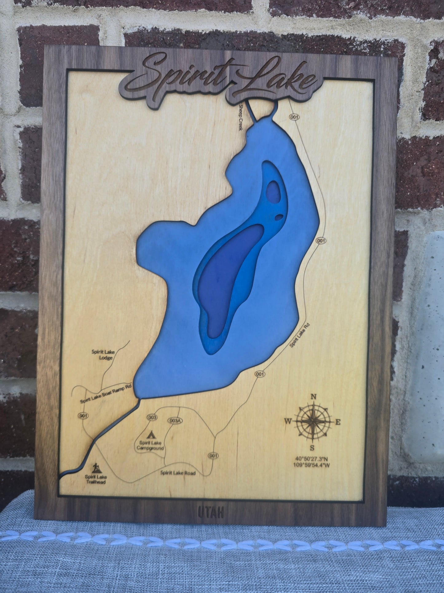 Spirit Lake Layered Map