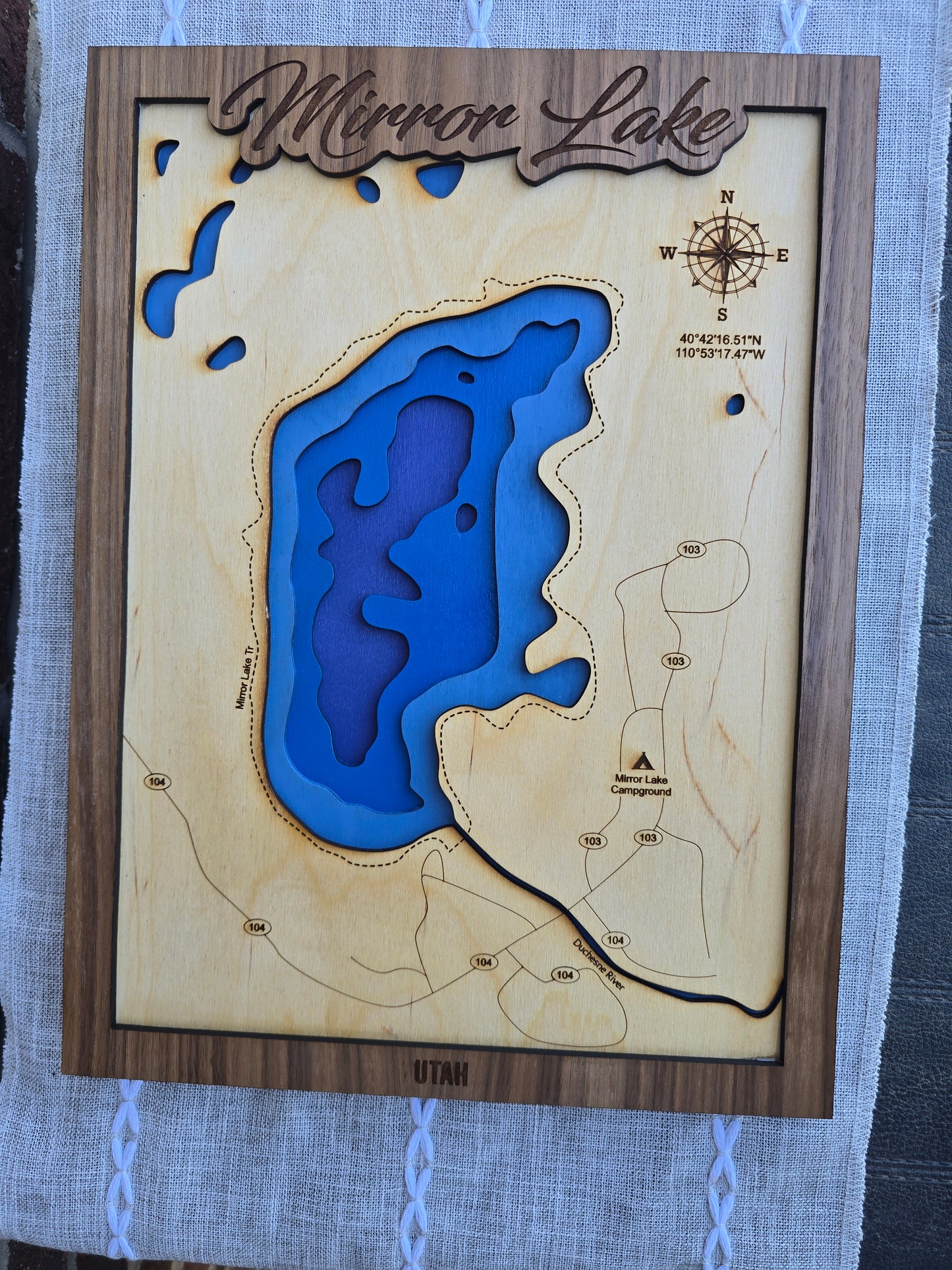 Mirror Lake Layered Map