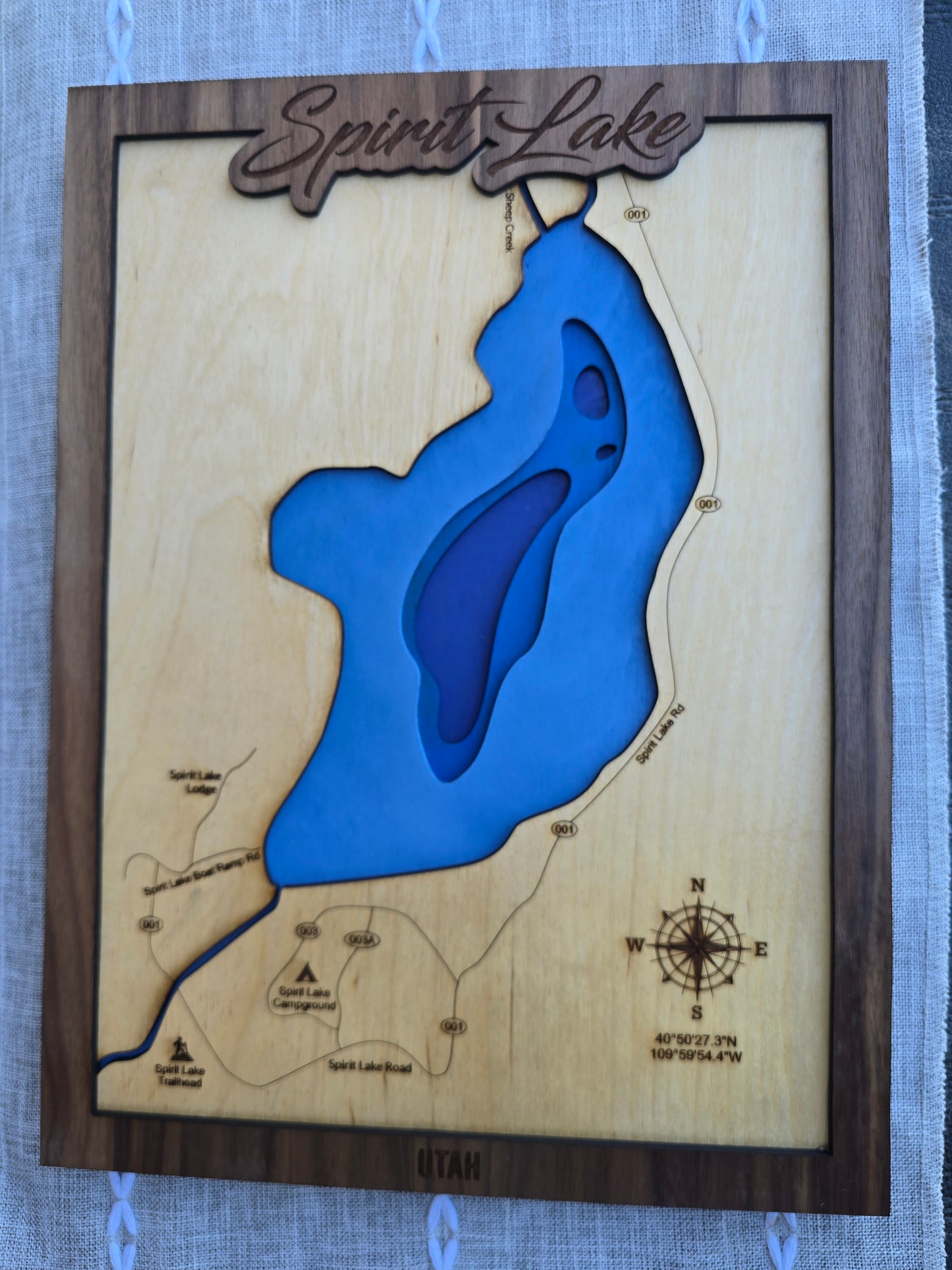 Spirit Lake Layered Map