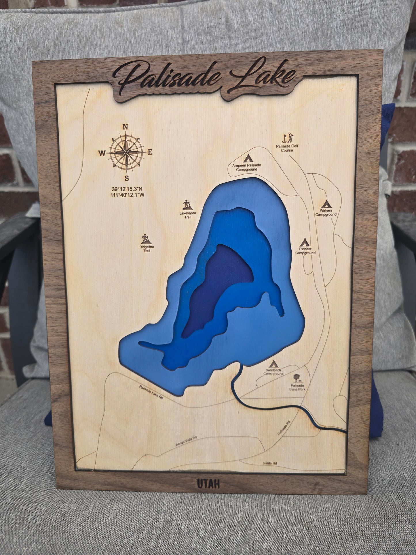 Palisade Lake Layered Map