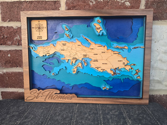 St. Thomas Layered Map