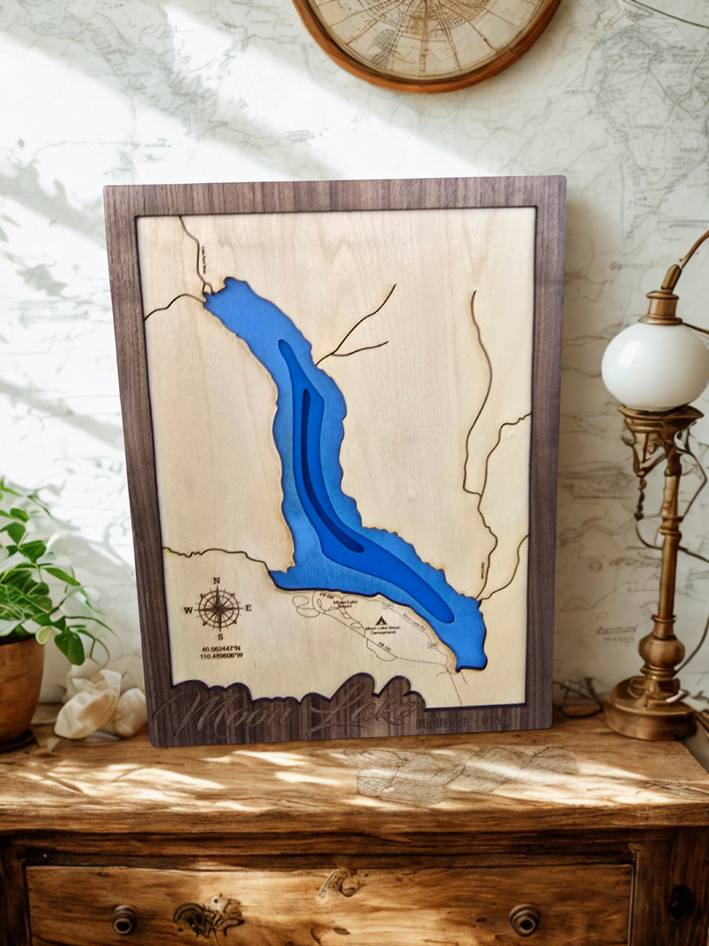 Moon Lake Layered Lake Map