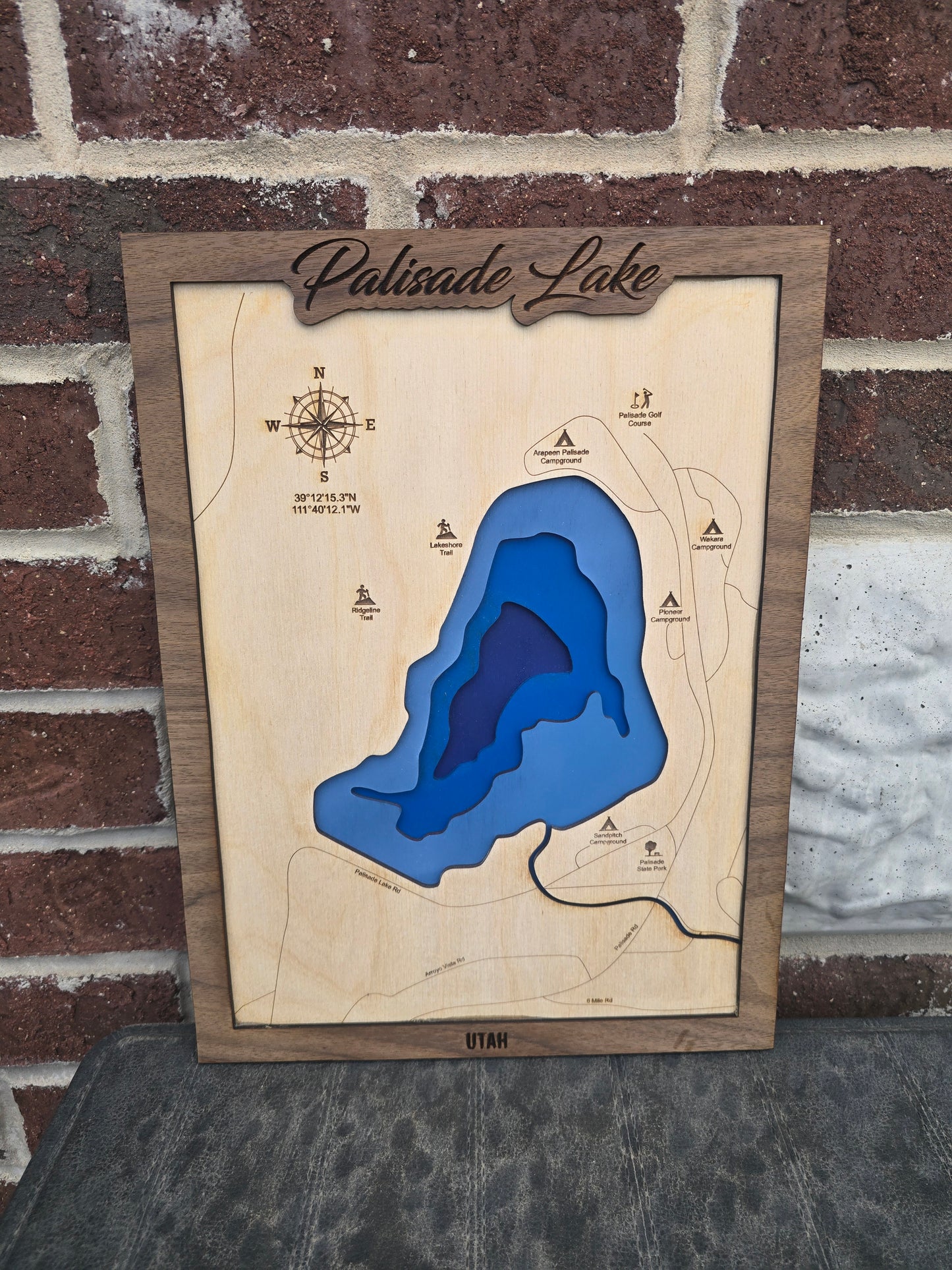 Palisade Lake Layered Map