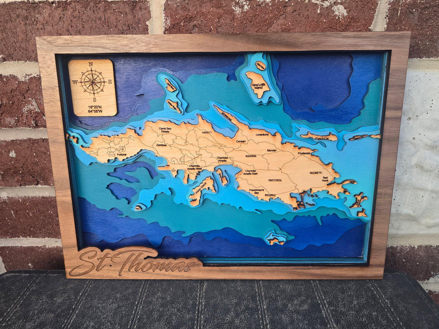 St. Thomas Layered Map