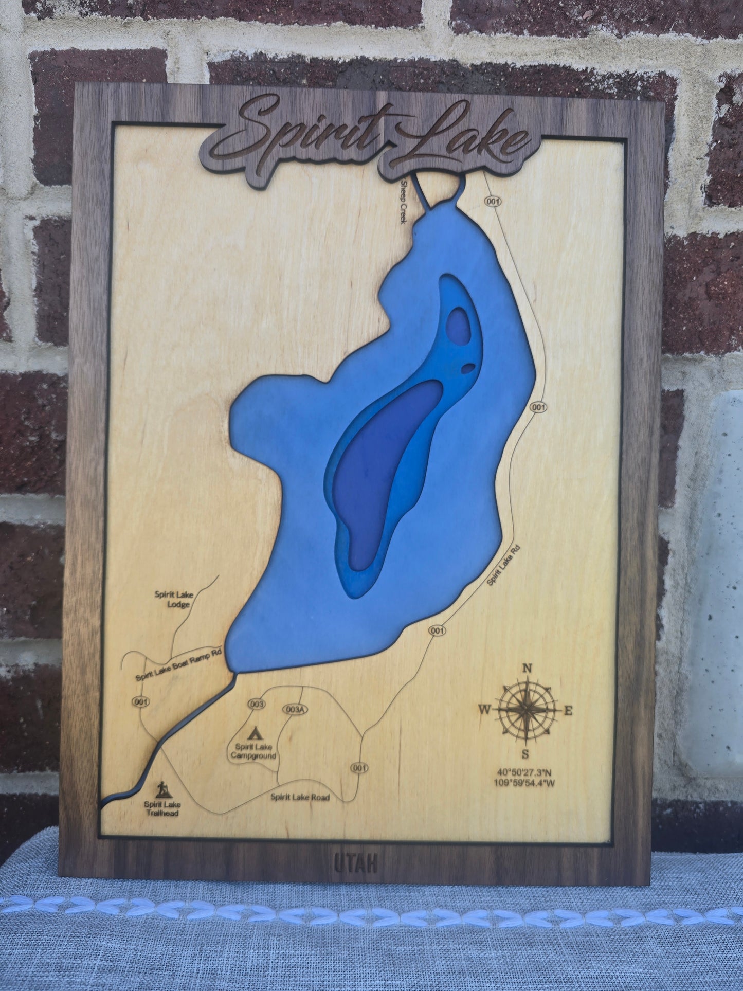 Spirit Lake Layered Map