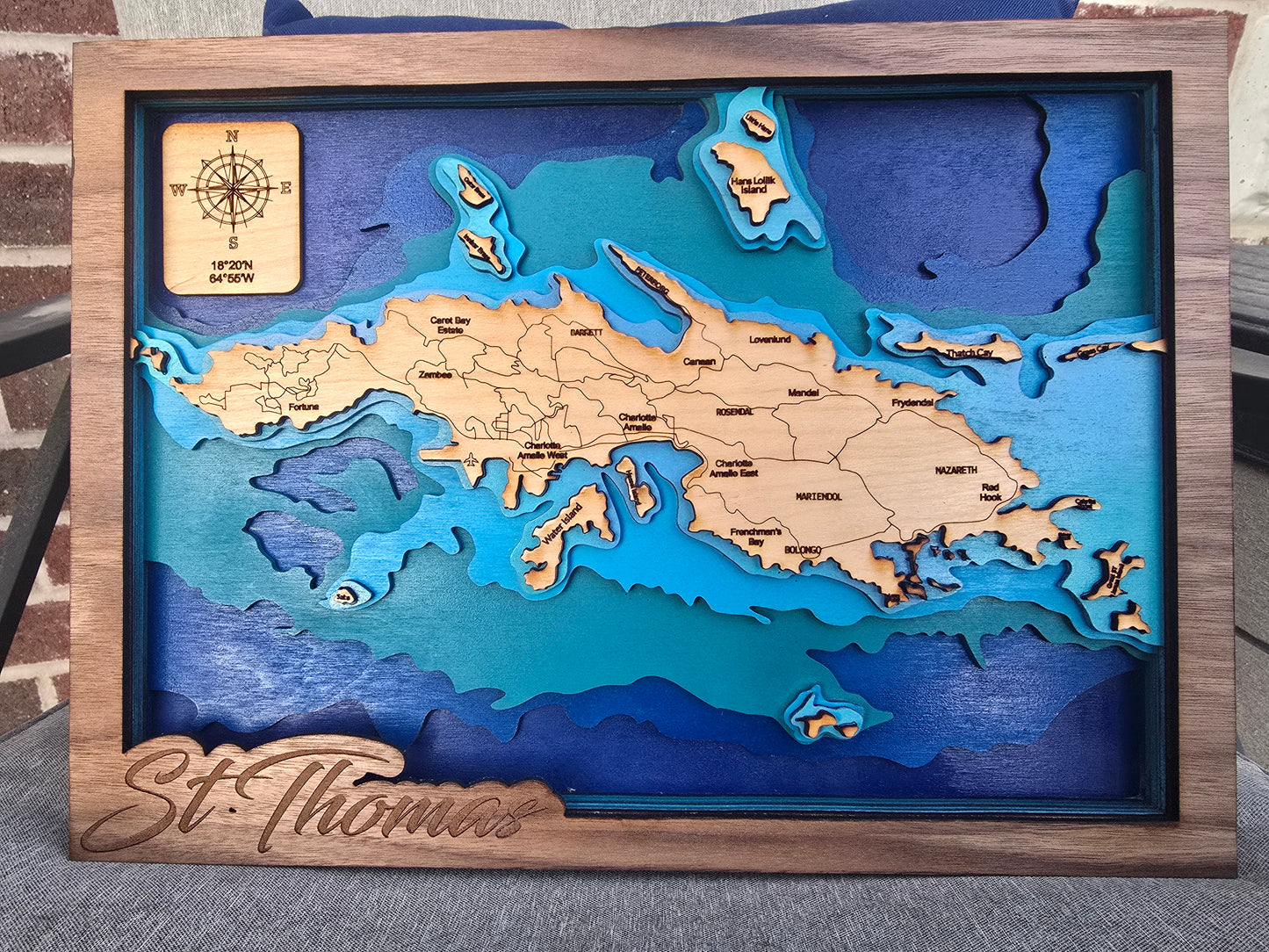 St. Thomas Layered Map
