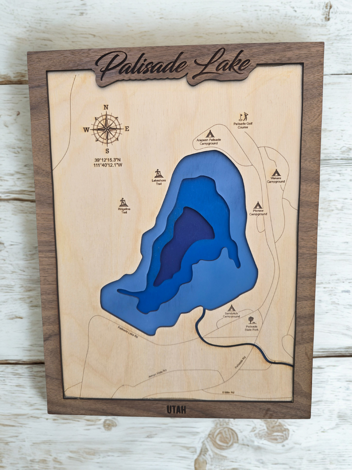 Palisade Lake Layered Map