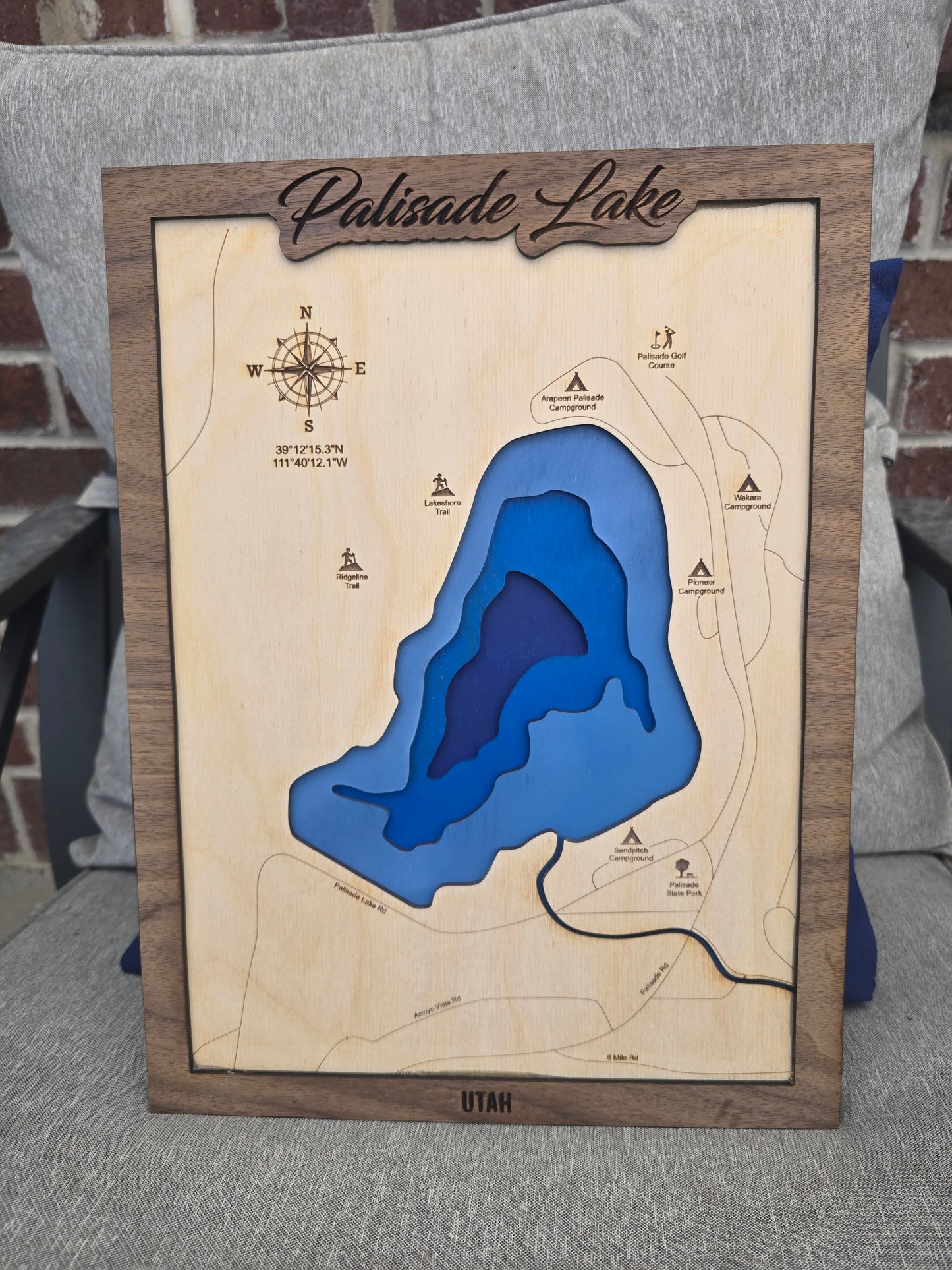Palisade Lake Layered Map
