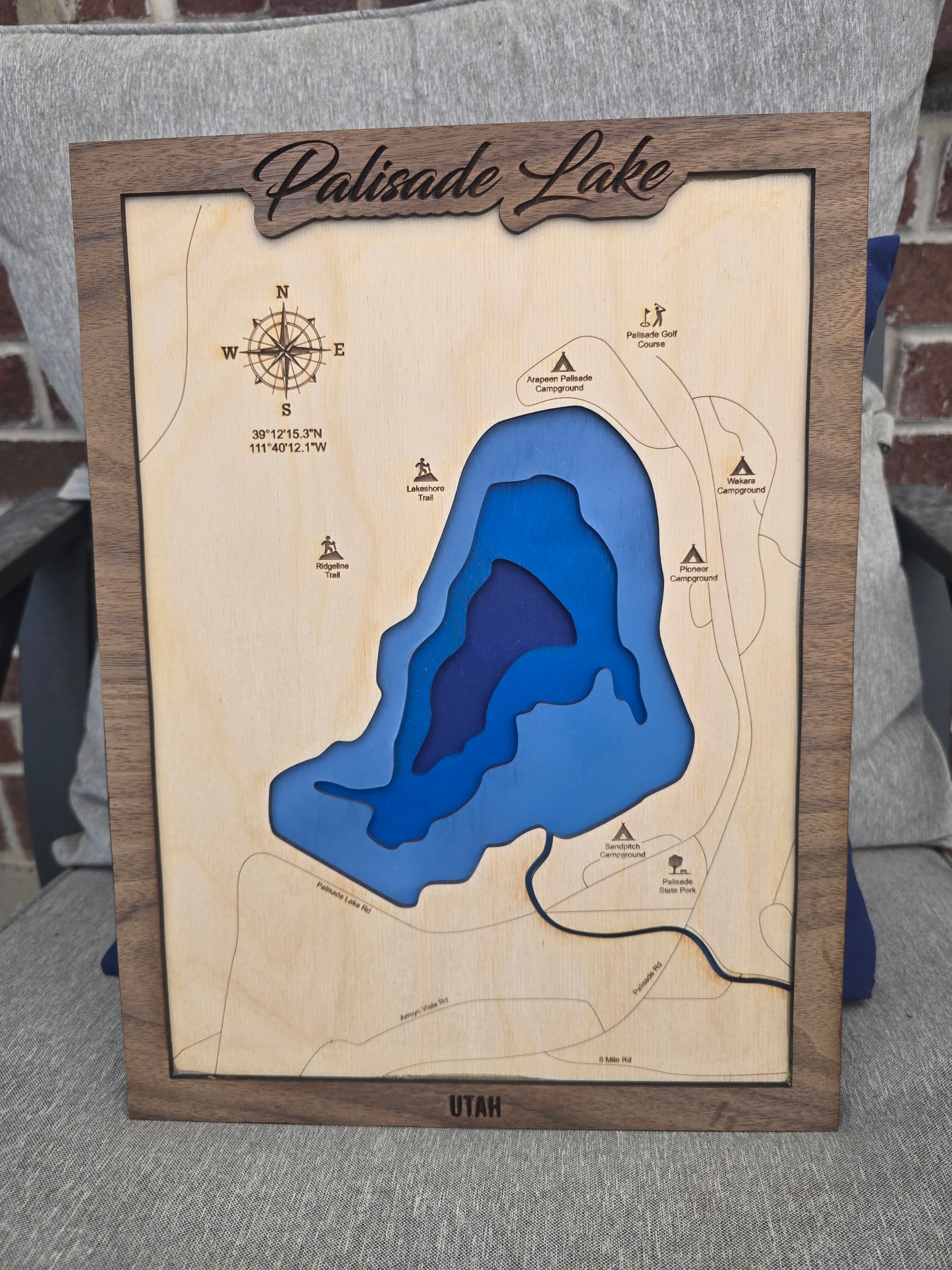Palisade Lake Layered Map
