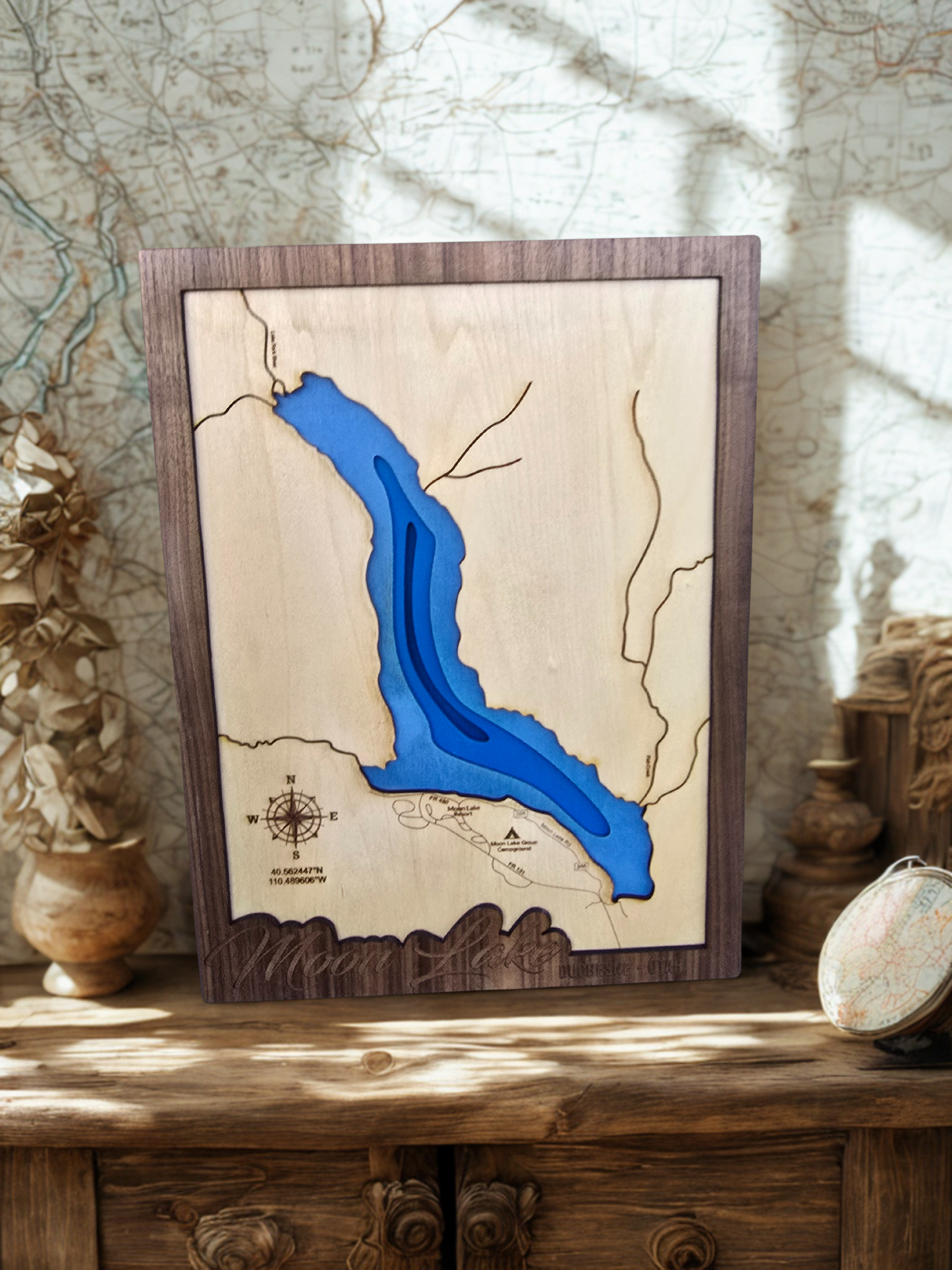 Moon Lake Layered Lake Map